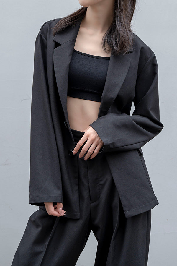 【Nora Lily】 New L/S 2B Jacket(UNISEX) -BLACK-223342039-19