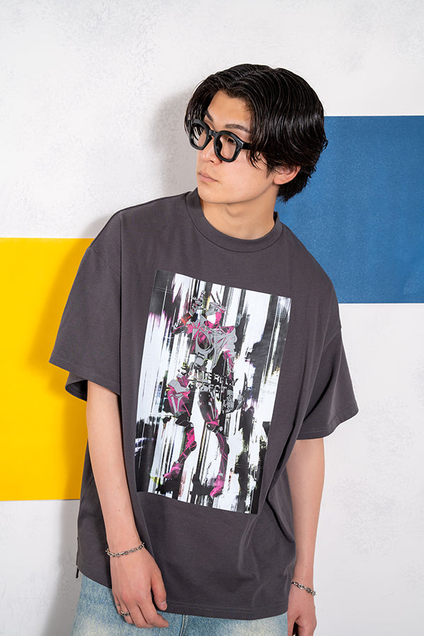 【INTERPLAY x Toru Kajioka】「butterfly effect」 S/S Tee -WHITE&CHARCOAL- 623380027