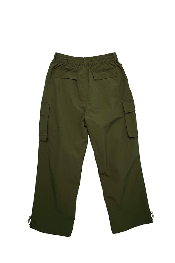 【INTERPLAY x たいが】 Nylon Cargo Drawstring Pants(UNISEX)-OLIVE- 623560011-29