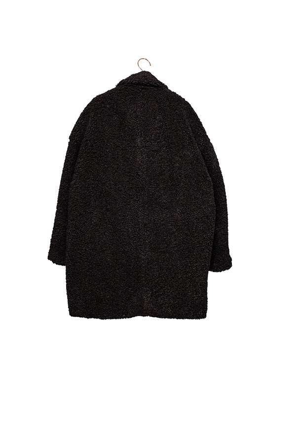 【INTERPLAY x MAIKO】 Boa Flare Jacket Coat(Women) -BLACK-623542015-19