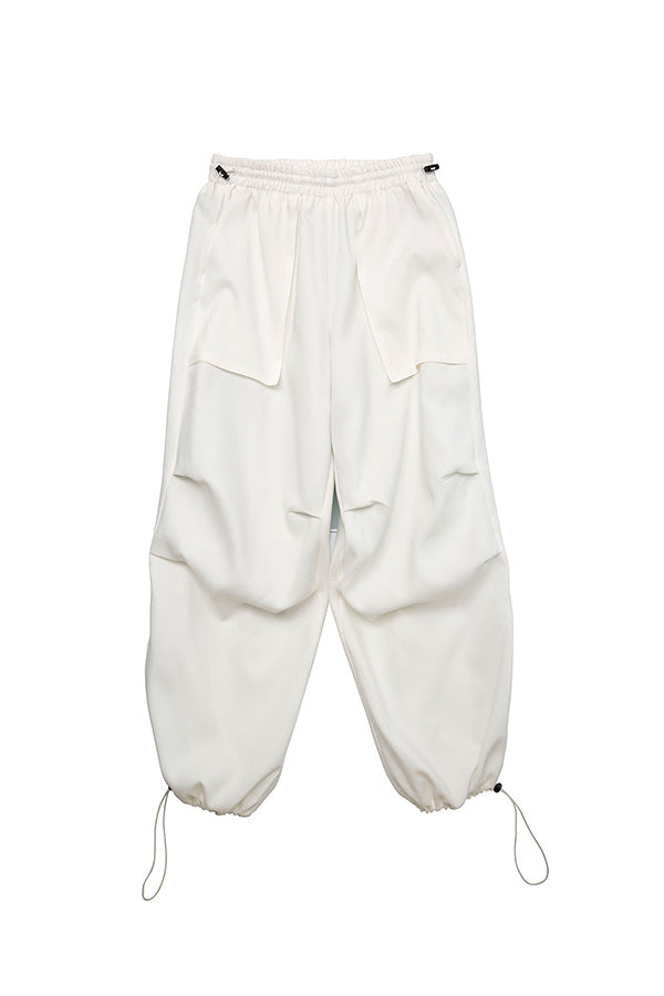 【Nora Lily】Drawcode Pants <UNISEX> -WHITE-223360026-01