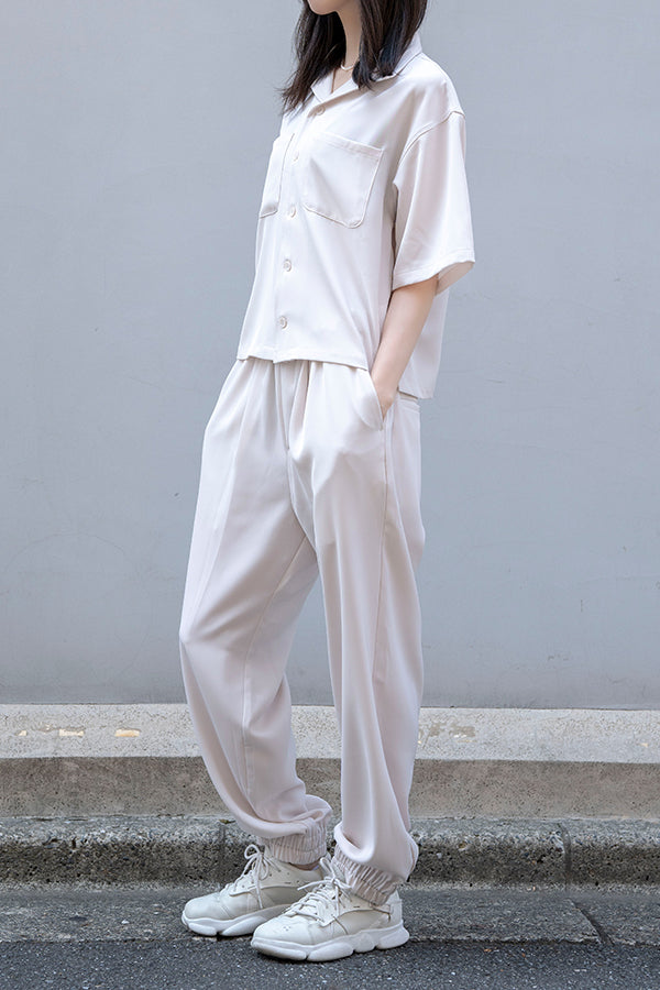 【NoraLily】1 Tuck Jogger Pants【2】<UNISEX> -IVORY-223360030-04
