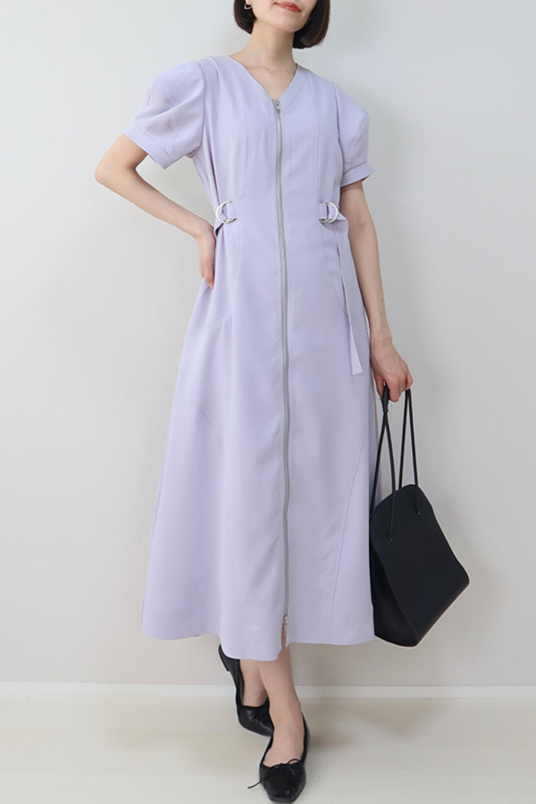 【INTERPLAY x MAYUKO】Silent Axis Dress-Lavender-625150002-85F