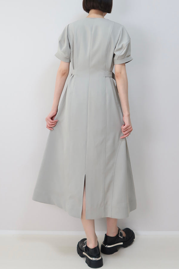 【INTERPLAY x MAYUKO】Silent Axis Dress-Light Grey-625150002-11F