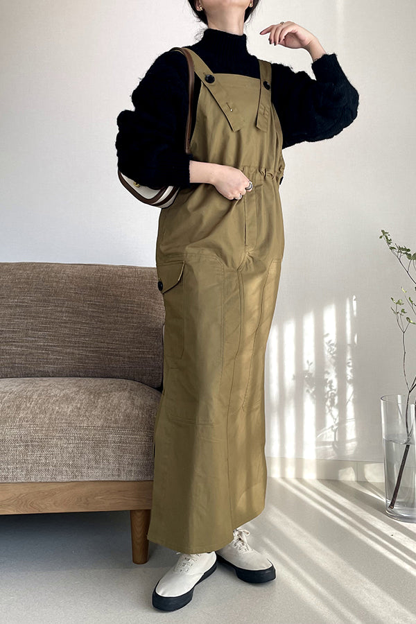 【INTERPLAY x AYUMI】 Military Jumper Skirt(Women) -KHAKI-  623560013-27