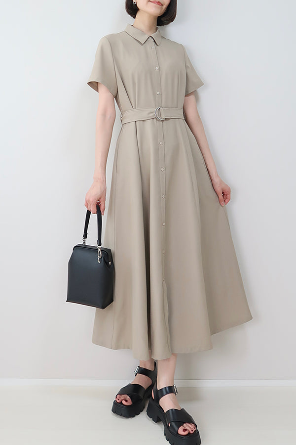 【INTERPLAY x MAYUKO】Breeze Layer Dress-Beige-625150001-52F