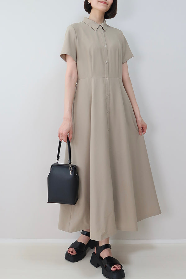 【INTERPLAY x MAYUKO】Breeze Layer Dress-Beige-625150001-52F