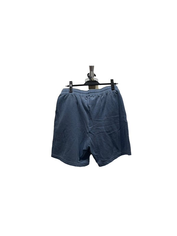 【INTERPLAY】Script EMB. LOGO Garment Dyed 6.4 oz Sweat Shorts Ivory/Pepper Black/Blue Jean 625120022-04/19/92M