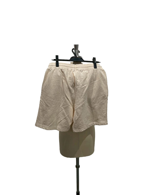 【INTERPLAY】Script EMB. LOGO Garment Dyed 6.4 oz Sweat Shorts Ivory/Pepper Black/Blue Jean 625120022-04/19/92M