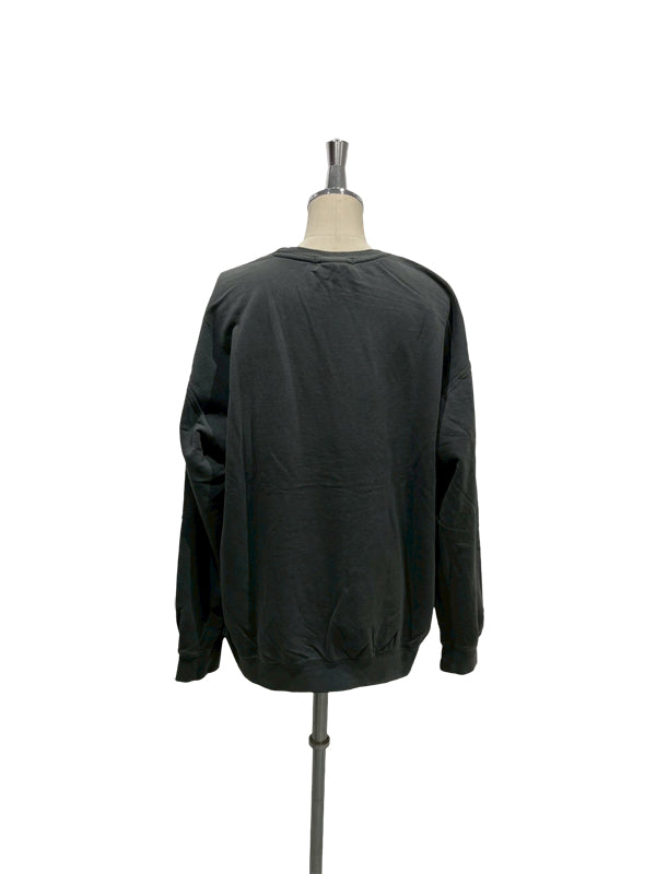 【INTERPLAY】Script EMB. LOGO Garment Dyed 6.4 oz Sweat Ivory/Pepper Black/Blue Jean 625120021-04/19/92L