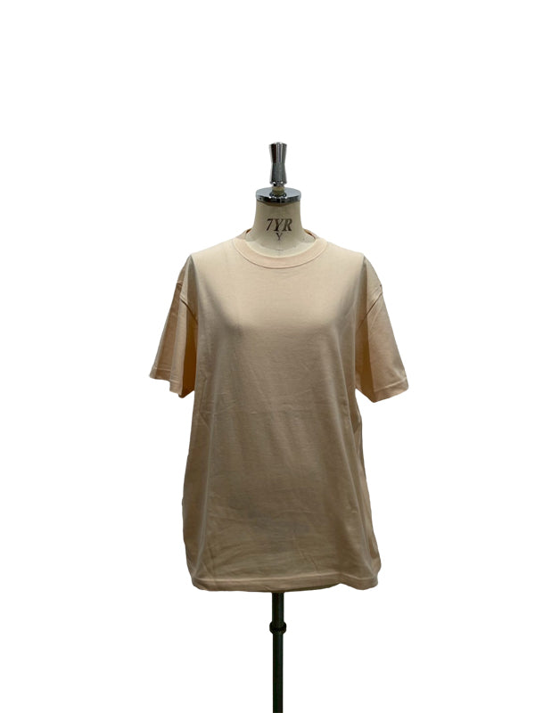 【INTERPLAY】Script EMB. LOGO Short Sleeve Tee Shirt White/Natural/Black 625120019-01/04/19L