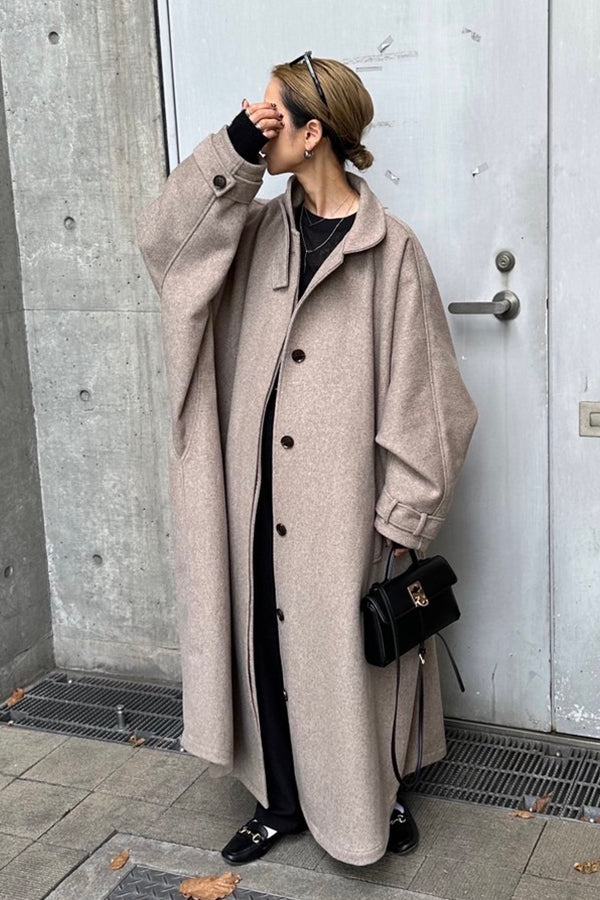 【INTERPLAY x AYA】MOMONGA Long Coat 2024-BEIGE-624542006-52F