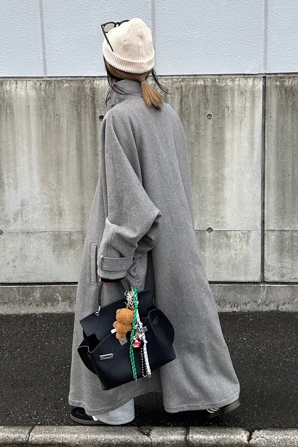 【INTERPLAY x AYA】MOMONGA Long Coat 2024-GREY-624542006-12F