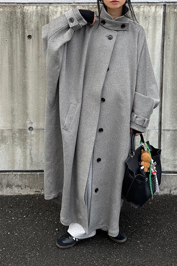 【INTERPLAY x AYA】MOMONGA Long Coat 2024-GREY-624542006-12F