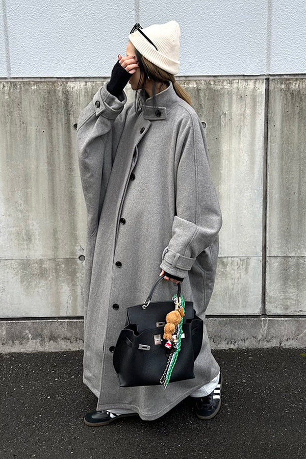 【INTERPLAY x AYA】MOMONGA Long Coat 2024-GREY-624542006-12F