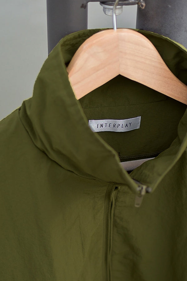 【INTERPLAY x たいが】 Nylon Drawstring Blouson(UNISEX)-OLIVE- 623542010-29