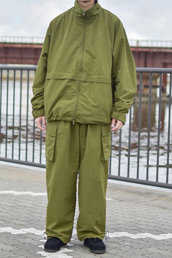 【INTERPLAY x たいが】 Nylon Cargo Drawstring Pants(UNISEX)-OLIVE- 623560011-29