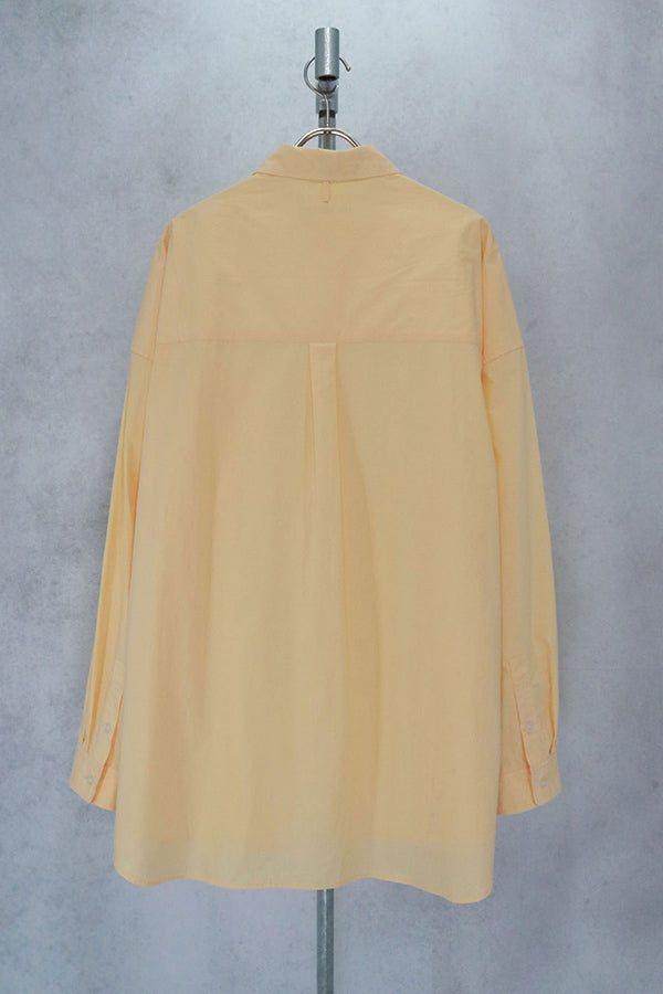 【INTERPLAY】Regular Collar Big Shirts -YEL- (UNISEX) 621180002-32