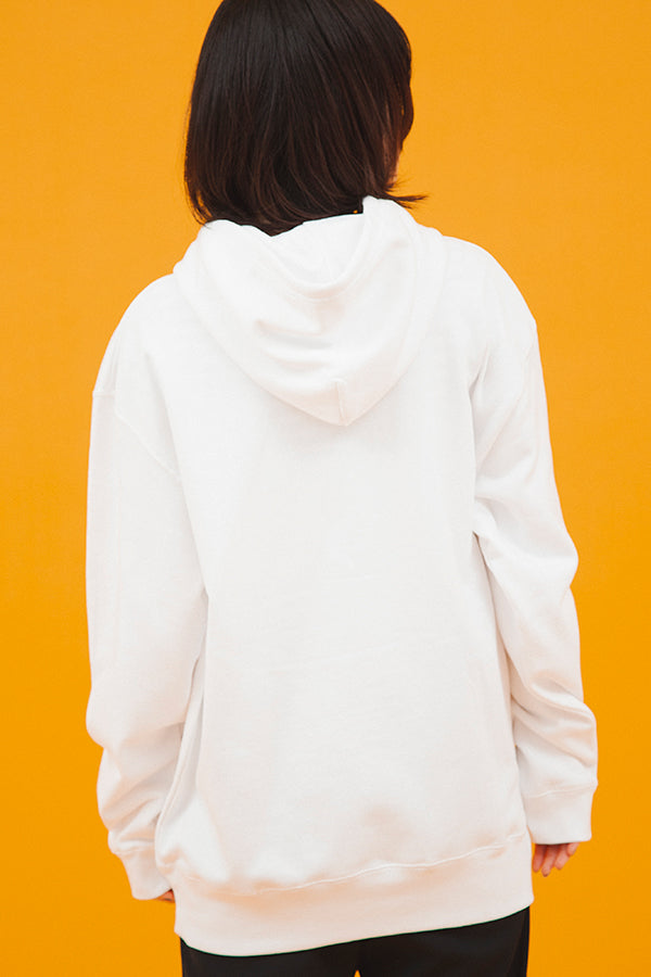 【NoraLily】Cat×Flower Print Hoodie -WHT/GRN/BLK- 3colors (UNISEX)