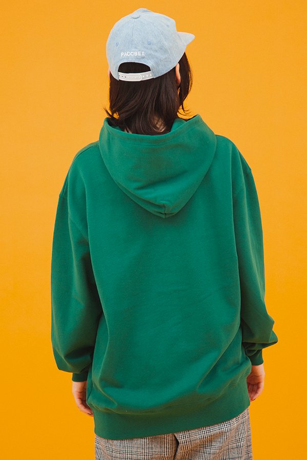 【NoraLily】Cat×Flower Print Hoodie -WHT/GRN/BLK- 3colors (UNISEX)