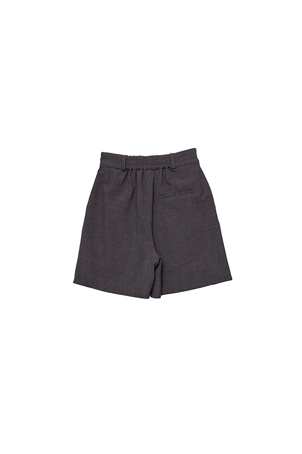 【Nora Lily】 Short Tuck Pants -GREY-223360028-12
