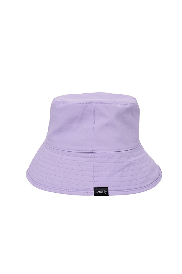 【NoraLily】「NLRL」Embroidery Logo Baguette Hat<UNISEX>-Light PURPLE-