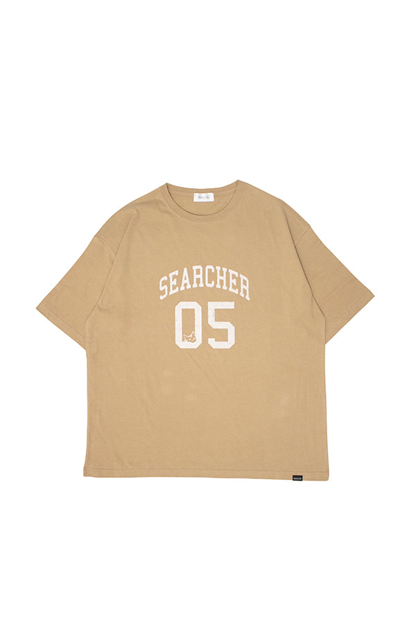 【NoraLily】Numbering CAT SS Tee ＜UNISEX＞ -Sand KHAKI -