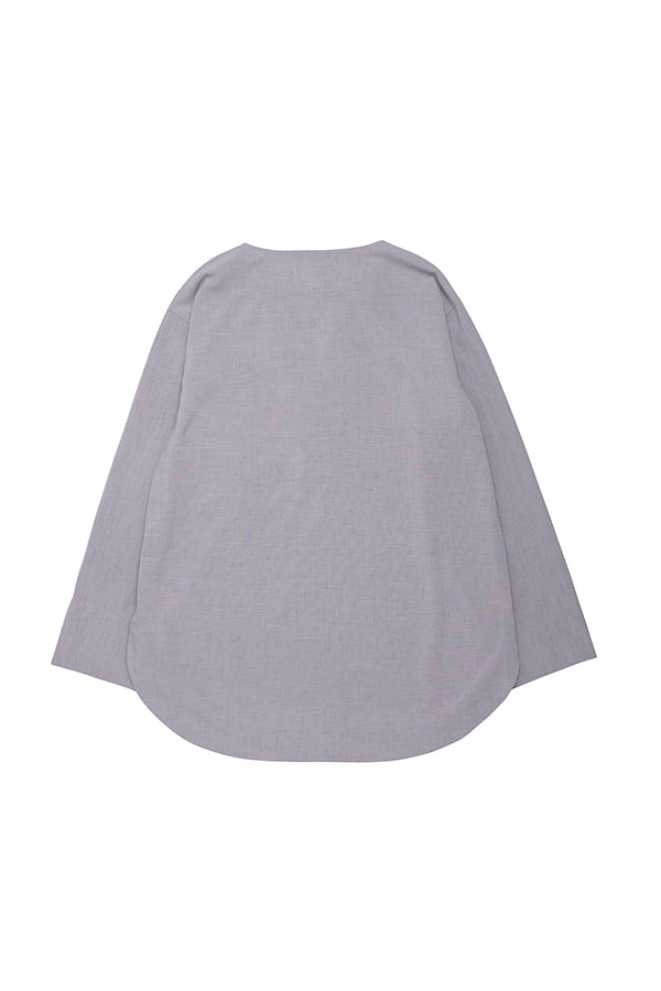 【INTERPLAY x AYUMI】Pin-Tuck Shirt Blouse  -Light PURPLE-  623180019-90