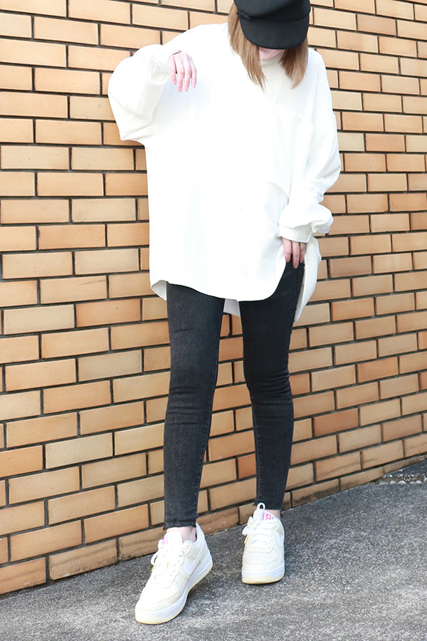 【INTERPLAY "SELECT"】 Ladies' Stretch Skinny 5pocket Denim Pants  -GRY- 621360009-12