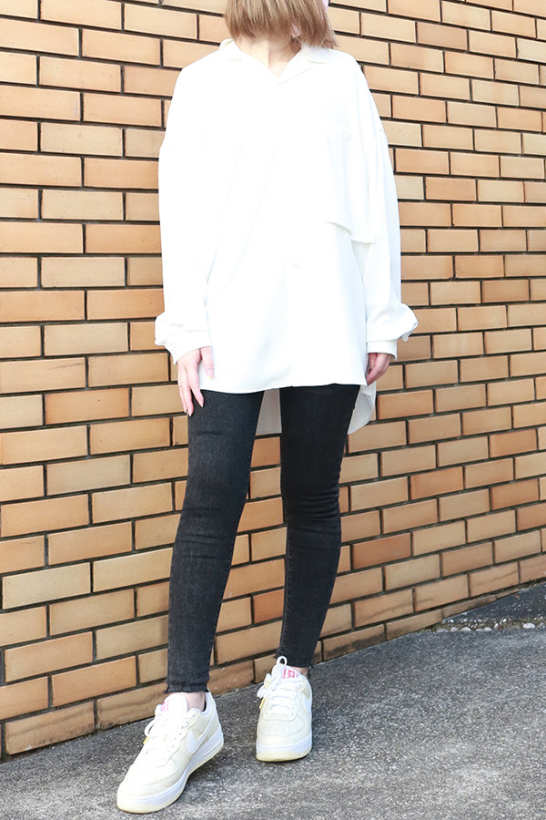 【INTERPLAY "SELECT"】 Ladies' Stretch Skinny 5pocket Denim Pants  -GRY- 621360009-12