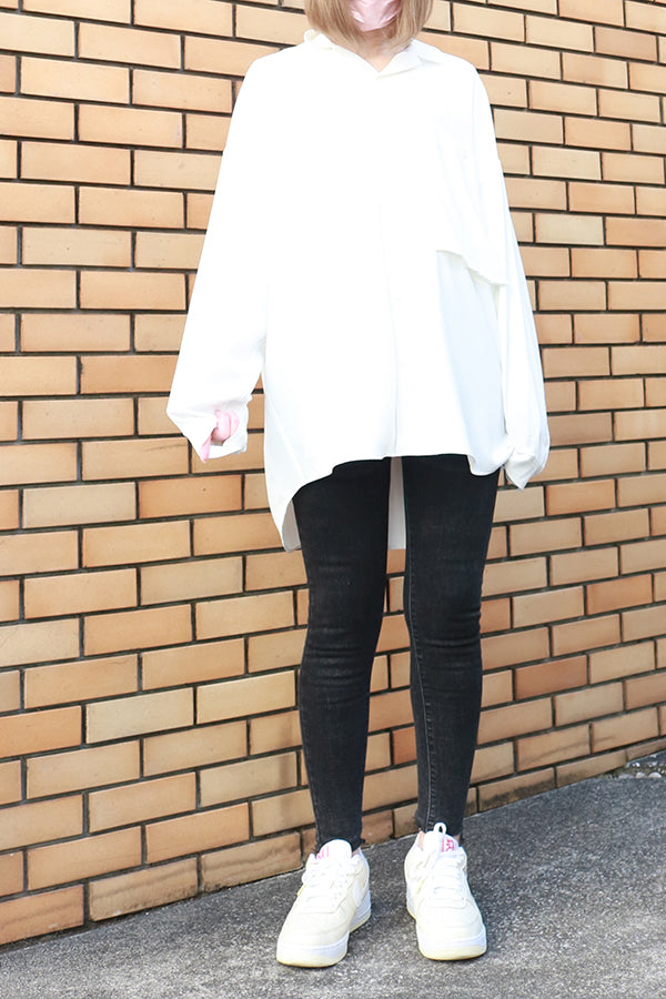 【INTERPLAY "SELECT"】 Ladies' Stretch Skinny 5pocket Denim Pants  -GRY- 621360009-12