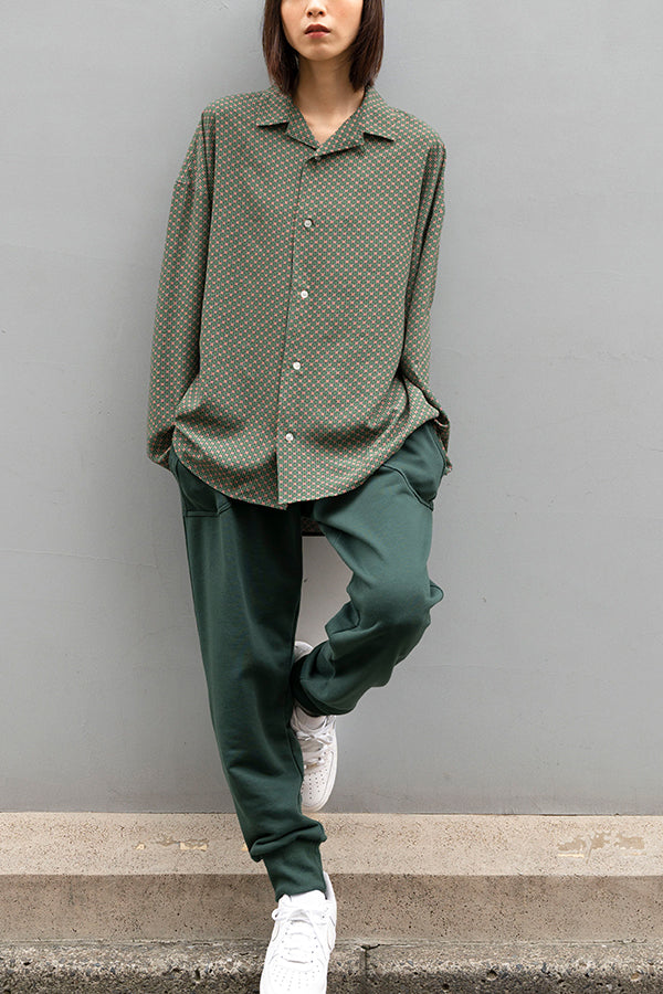 NoraLily】Switching Cut Sew Pants＜UNISEX＞-D.GRN- – INTERPLAY