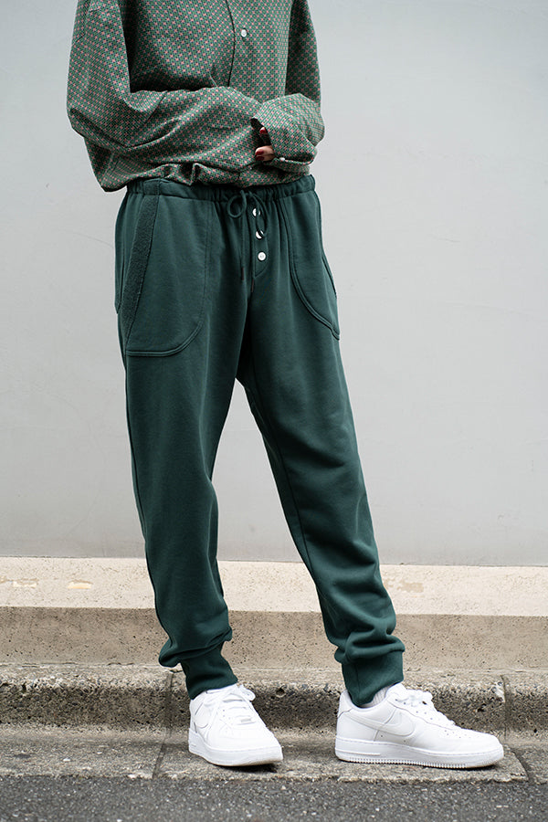 NoraLily】Switching Cut Sew Pants＜UNISEX＞-D.GRN- – INTERPLAY