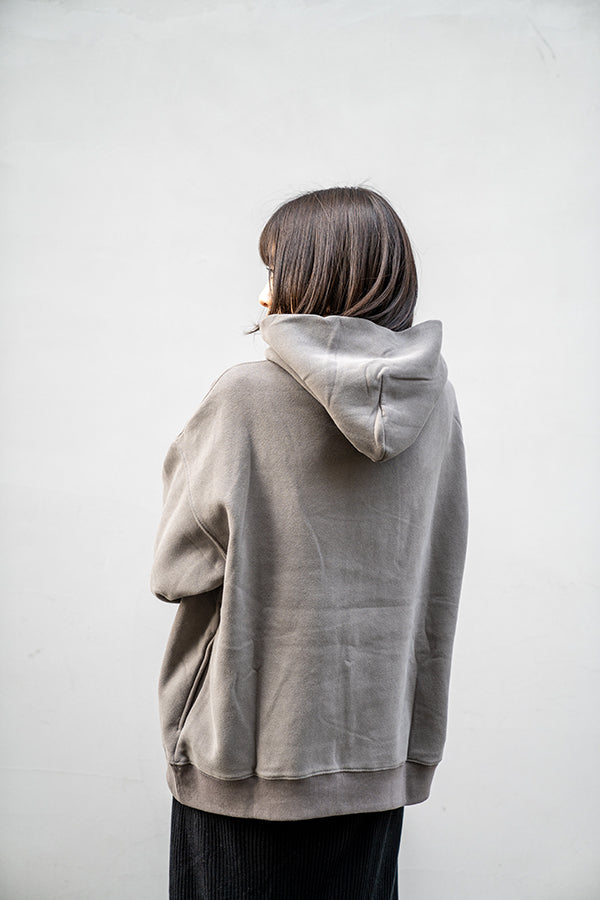 【NoraLily】INVOICE Print Hoodie ＜UNISEX＞-GREY- /2size