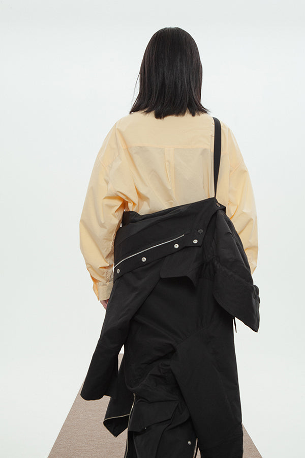 【INTERPLAY】Regular Collar Big Shirts -YEL- (UNISEX) 621180002-32