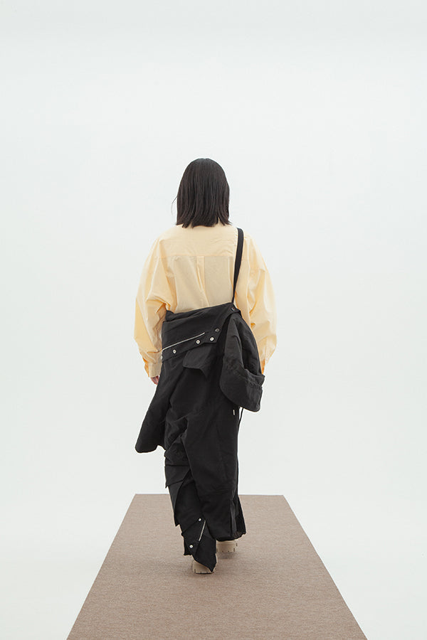 【INTERPLAY】Regular Collar Big Shirts -YEL- (UNISEX) 621180002-32